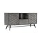 Armen Living Makena Sideboard Buffet in Gray Acacia Wood LCMKBUTG - alternate 2
